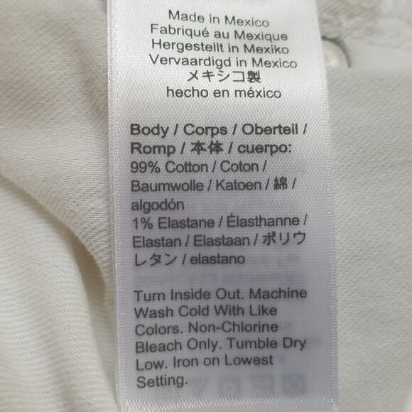 J. Crew‎ Curvy Slim Wide Leg Jeans Size 32 White Denim Cropped NWT $148 BX828 - Picture 6 of 7